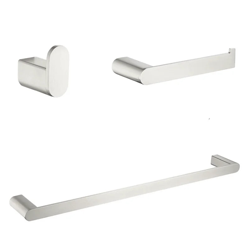 Bathroom Hardware Stainless Steel Bathroom Wall Mounted Towel