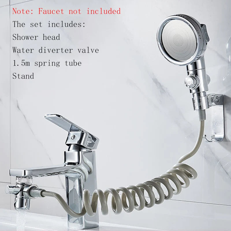 Washbasin Pool Shampoo Shower Faucet External Shower Extender