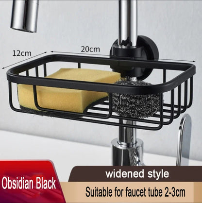 Sink Faucet Shelf Bathroom Shelf Soap Sponge Drain