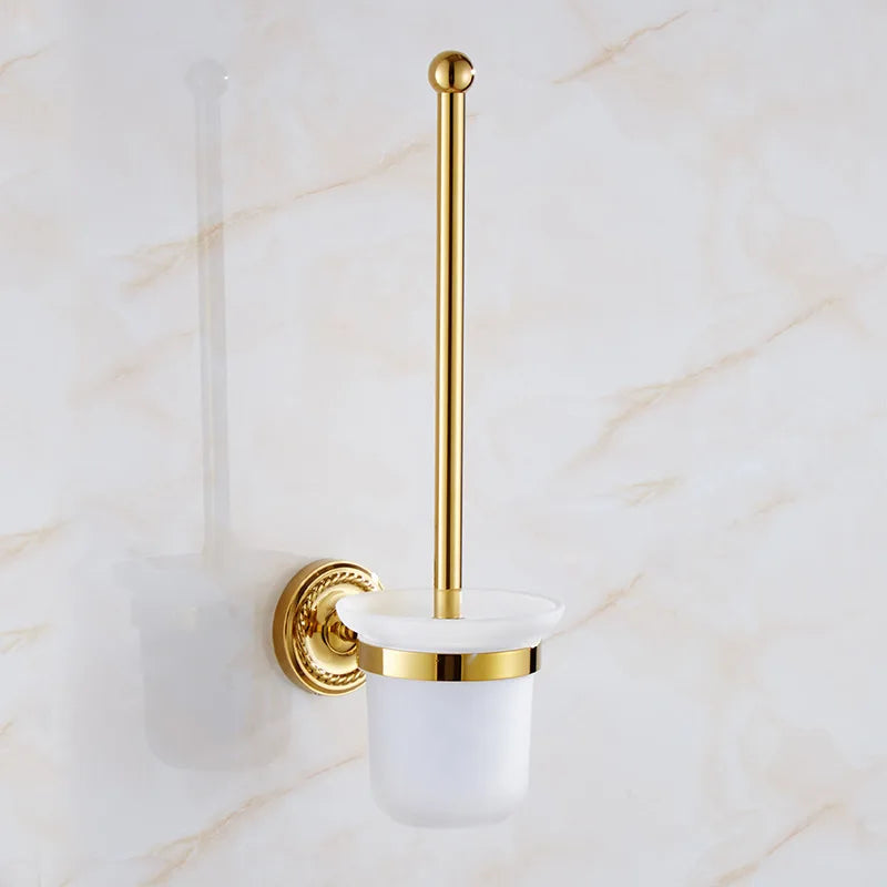Gold Bath Hardware Bathroom Shelf Soap Dish Toilet