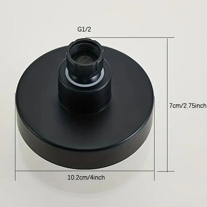 Inch Wall Mounted Shower Faucet Rotatable Compact Lightweight