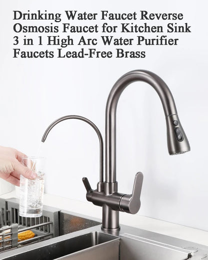 Touch On Filtered Faucet Three Ways Cold Drinking