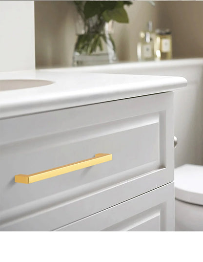 Square 500mm Extended Long Handle Wardrobe Door Handle
