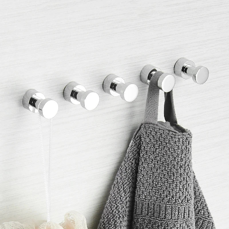 Bathroom Brass Robe Hook Wardrobe Coat Clothes Hanger