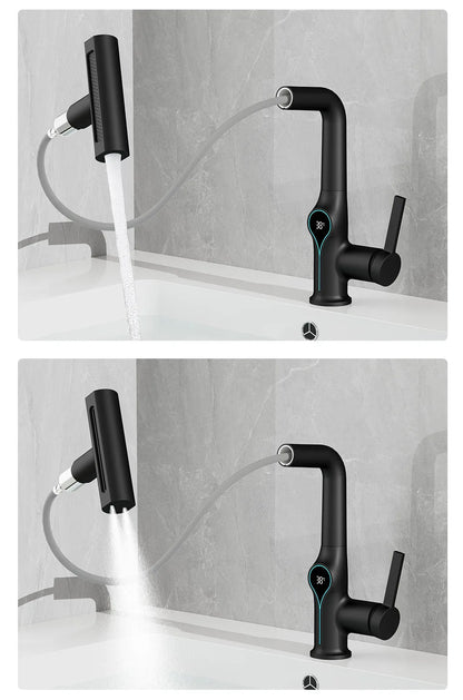 Multi Functional Waterfall Basin Faucet Mode Mixer Tap