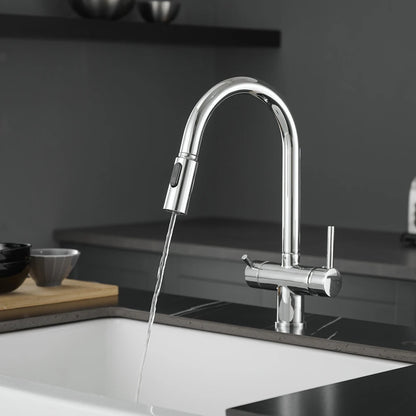 Pull Out Filter Sink Faucets Pull Down Cold