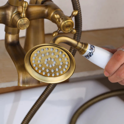 Zappo Bathtub Faucet Vintage Telephone Style Dual Handles