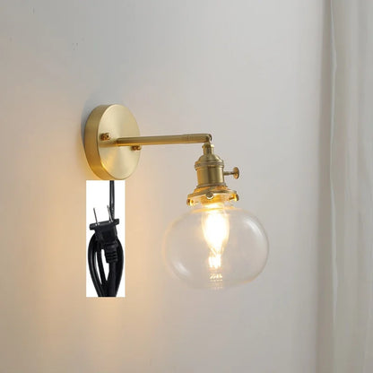 Iwhd Pull Chain Nordic Modern Wall Lamp Sconce