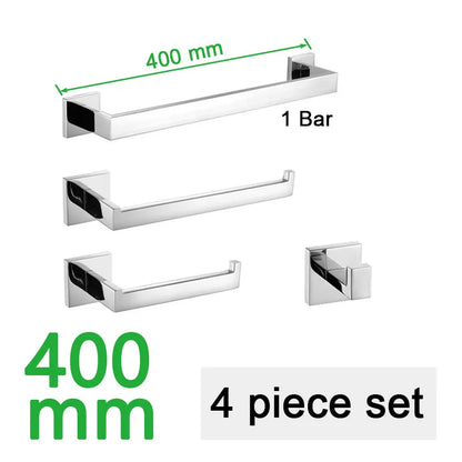 Stainless Steel Bathroom Hardware Mirror Chrome Polished Towel