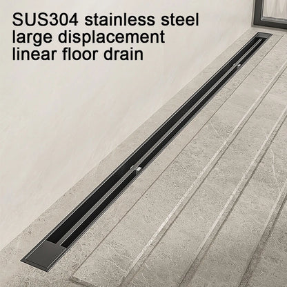 2cm Wide Floor Drain Stainless Steel Linear Narrow