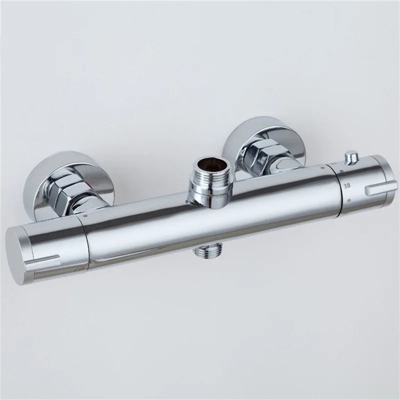 Thermostatic Bathtub Shower Faucet Chrome Thermostatic Mixer