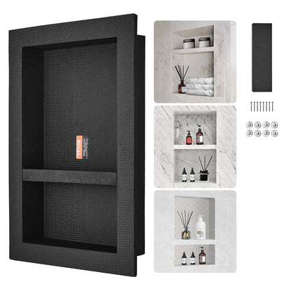 Succebuy Shower Niche Ready Tile Shelf Organizer Corners