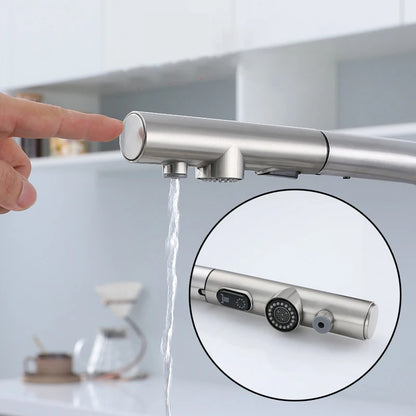 Pull Out Sink Faucet Two Model Stream Sprayer