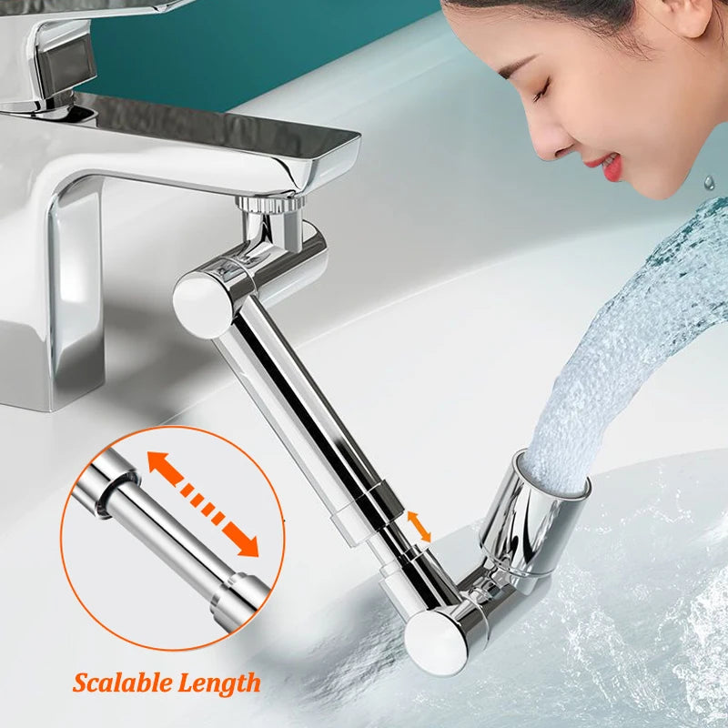 1440 Scalable Metal Faucet Aerator Splash-Proof Bathroom Tap