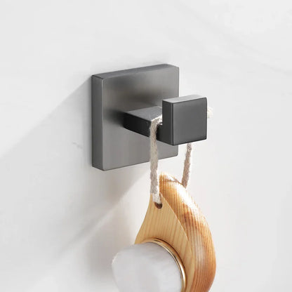 Gunmetal Stainless Steel Bathroom Accessorie Hardware Towel Rack