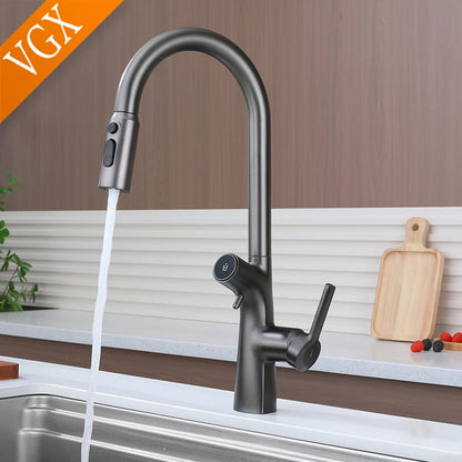 Vgx Water Filter Faucet Dual Spout Pure Drinking