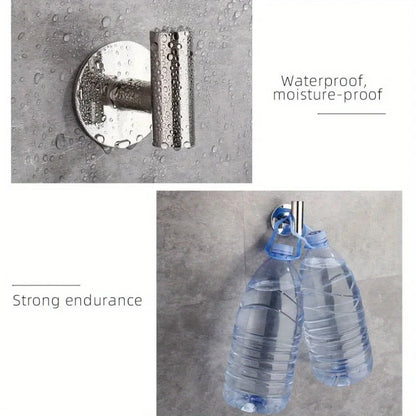 Stainless Steel Robe Hook Adhesive Wall Hook Towel