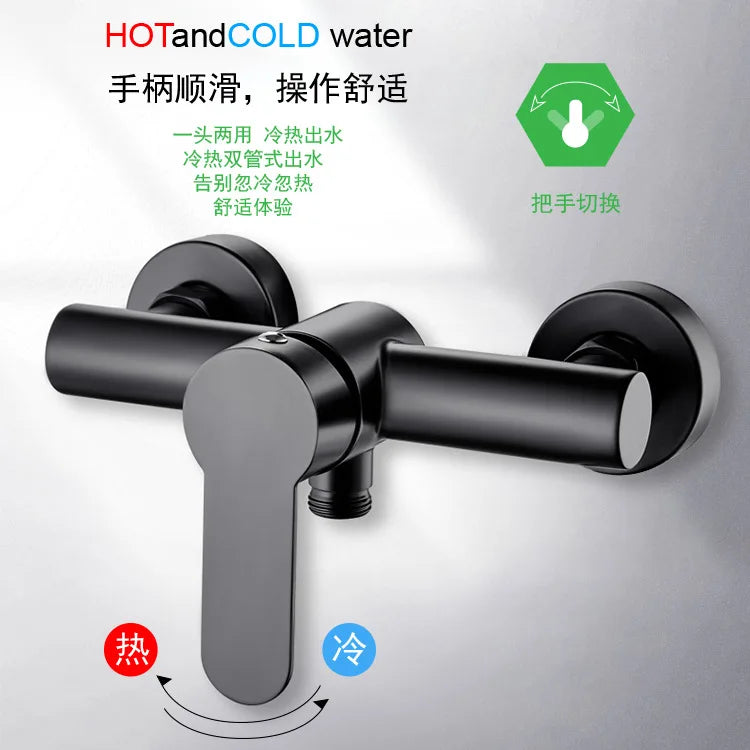 Shower System Faucet 304 Stainless Steel Wall Mount
