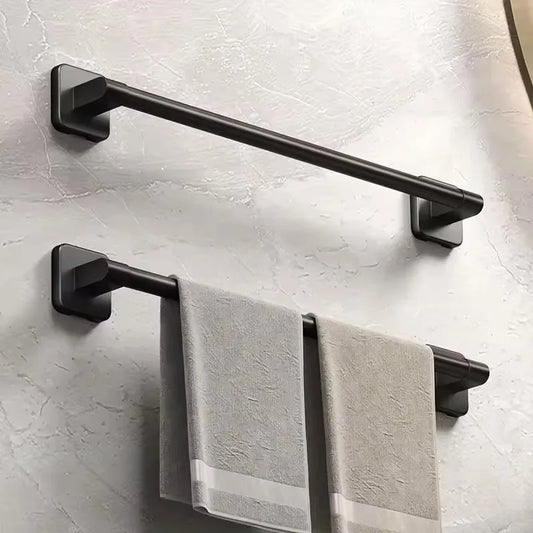 Self-Adhesive Bathroom Towel Rack Holder Without Drilling Cabinet