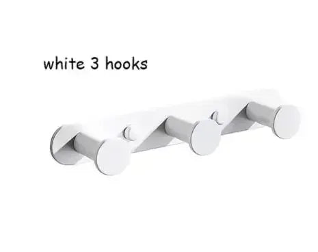 Brushed Gold/White/Matte Black Stainless Steel Hooks Bathroom