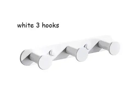 Brushed Gold/White/Matte Black Stainless Steel Hooks Bathroom
