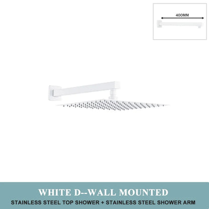 White Black Gold High Quality 8/10 Inch Stainless