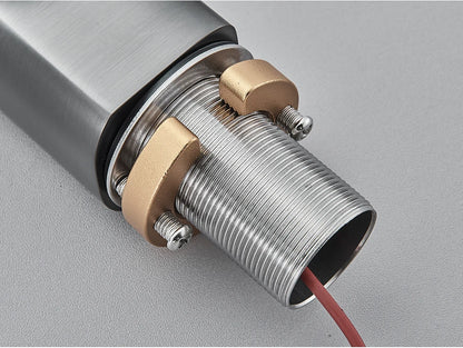 White Chrome Smart Sensor Basin Faucet Screen Digital