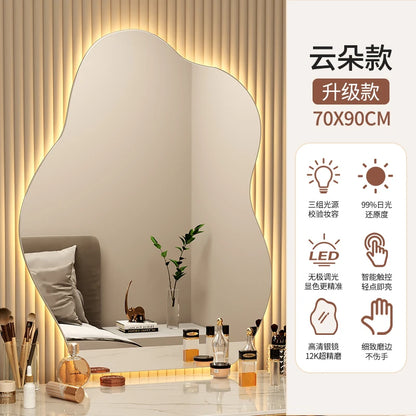 Wavy Wall Mirror Living Room Decoration Modern Art