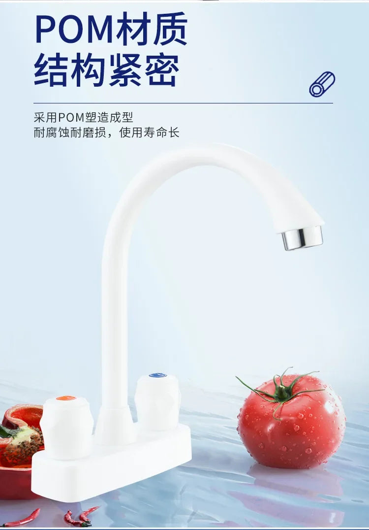 Simple Bathroom Sink Faucet Washbasin Multi-Purpose Cold Water