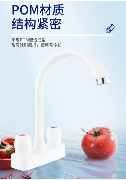 Simple Bathroom Sink Faucet Washbasin Multi-Purpose Cold Water