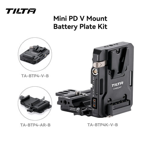 Tilta Mini Pd Mount Battery Plate Black Ta-Btp4-V-B