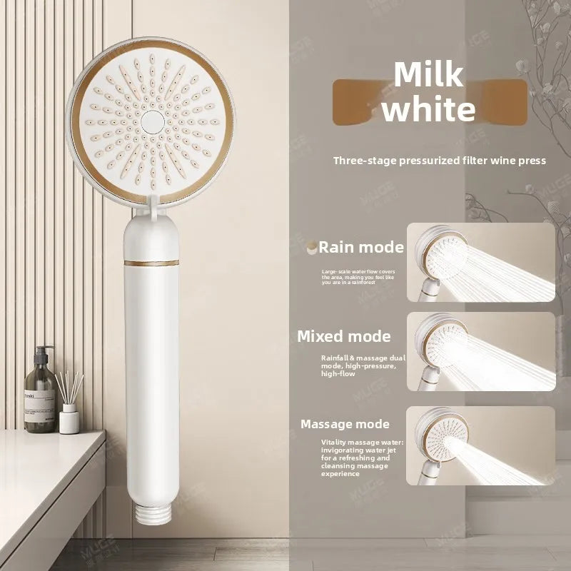 High Pressure Filter Shower Head Chlorine Removal Skin