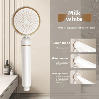 High Pressure Filter Shower Head Chlorine Removal Skin