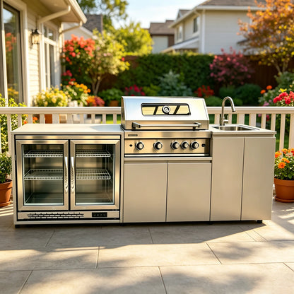 Backyard Patio Garden Outdoor Cabinets 304 Stainless Steel