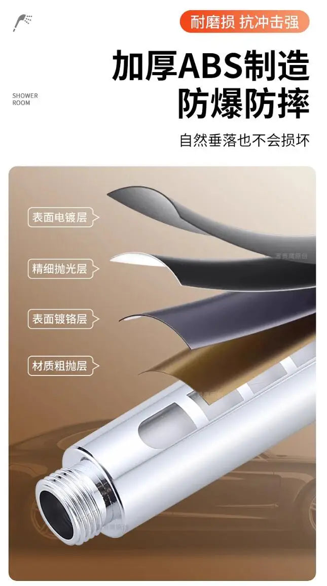 In Large Flow Shower Head Filter Modes High