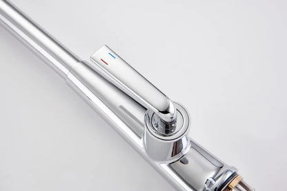 Brushed Gold Faucet Pull Out Sprayer Cold Water