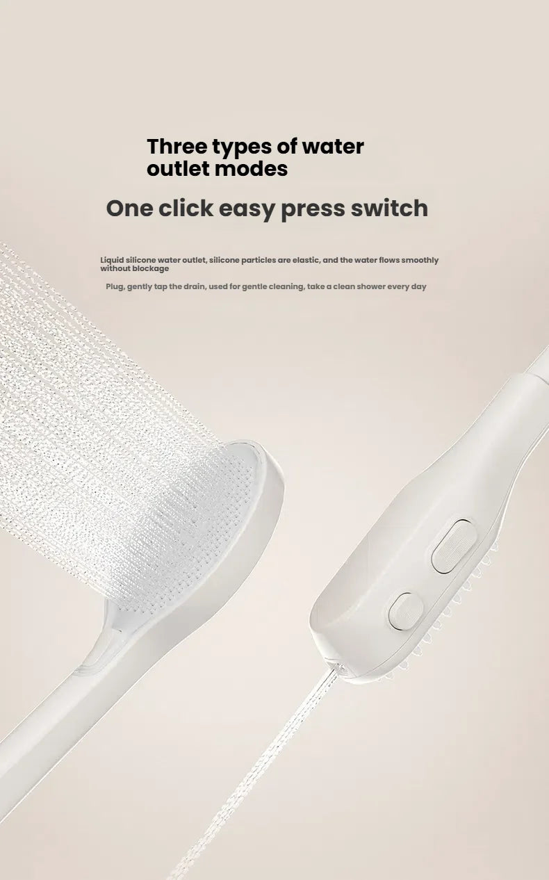 Gun Grey Bathroom Shower System Shoulder Waist Spouts