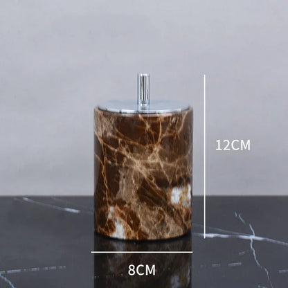Emperador Dark Natural Marble Bathroom Brown Luxury Toothbrush