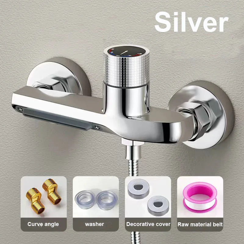 Bathroom Shower Faucet Brass Mixing Valve Shower Bathtub