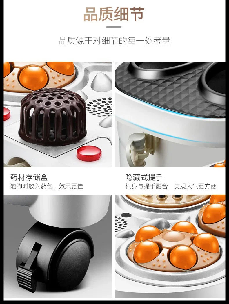 Smoked Foot Bath Full Automatic Electric Heating Washbasin