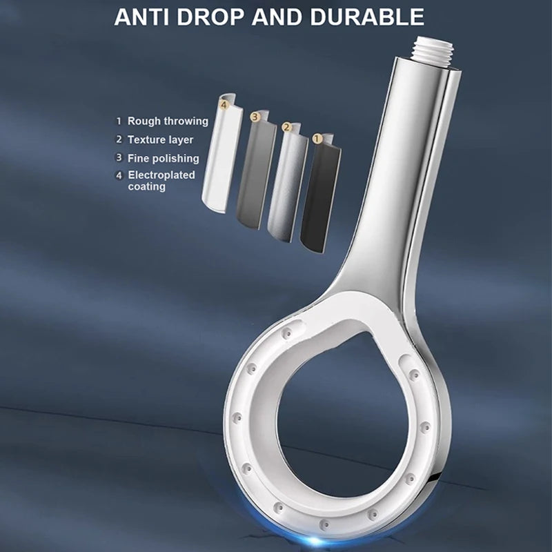 Bathroom Spray Shower Head Pressurized Handheld Shower Big