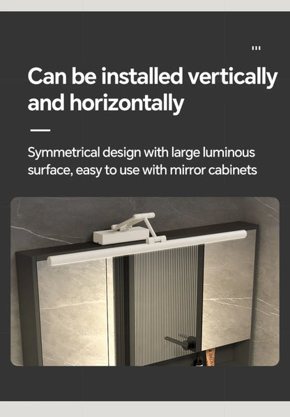 Modern Led Wall Lamp Bathroom Mirror Lamp Retractable