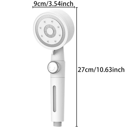 Multi-Stage Filtration Pressurization Shower Head
