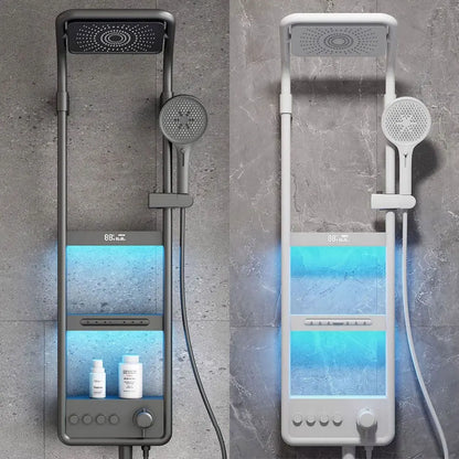 Modern High End Bathroom Shower Faucet Rainfall Waterfall