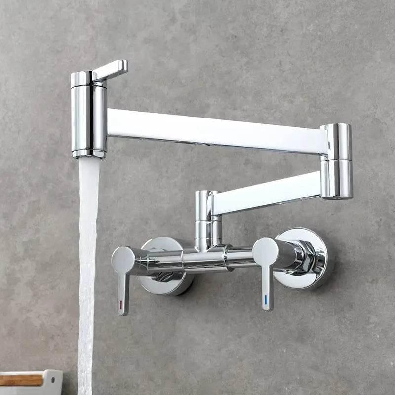 Pot Filler Tap Wall Mounted Foldable Faucet Cold