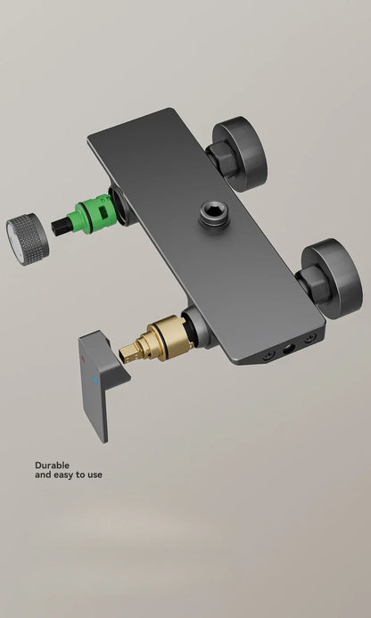 Grey Knob Type Three Ways Water Outlet Shower