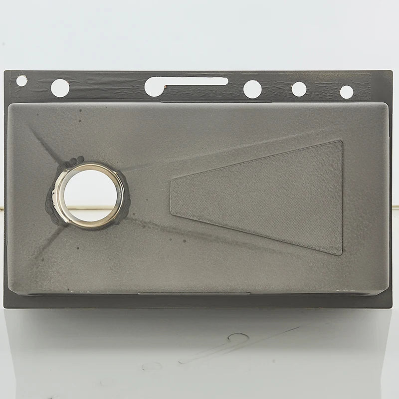 Golden Stainless Steel Sink Smart Digital Display Integrated