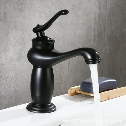 Luxury Europe Style Antique Gold Bathroom Basin Faucet