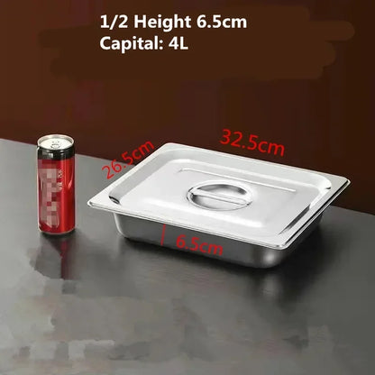 Square Basin Rectangle Tray Basin Lid Gn Pan