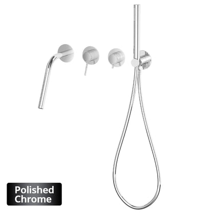 Shower Faucet Concealed Box Hand Shower Long Nose